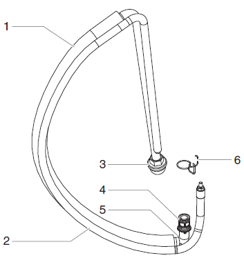 440ix Siphon/Return Assembly Parts